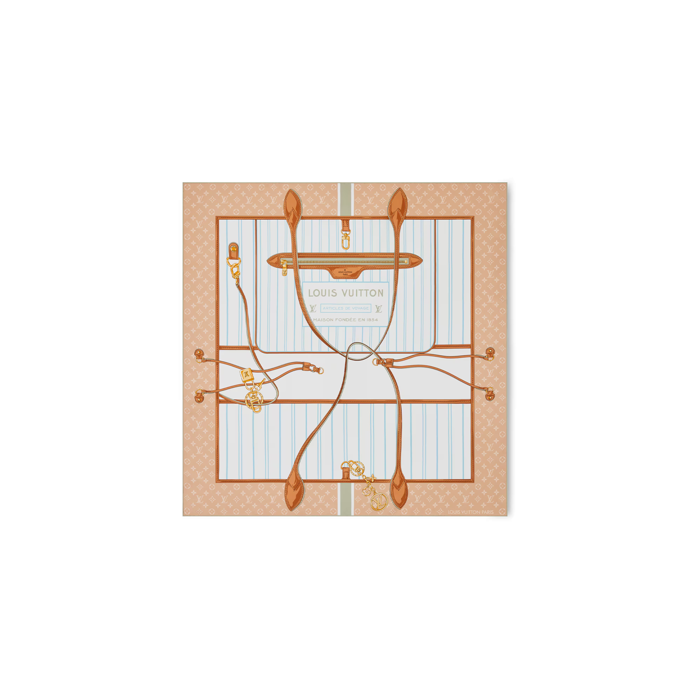 LOUIS VUITTON MY NEVERFULL SQUARE 90 M96535 (90*90cm)